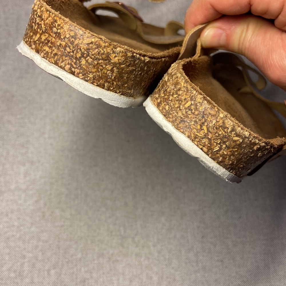 A Giannetti Synthetic Leather Mules Sandal Cork Footbed. Size 8,5 - Picture 8 of 8